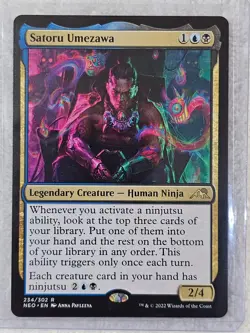 MTG Satoru Umezawa #234 Kamigawa Neon Dynasty Magic Gathering Card Rare NM - Image 4