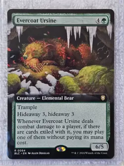 MTG Evercoat Ursine (Extended Art) #64 Bloomburrow (BLB) Magic Card Rare NM - Image 4