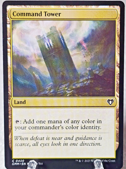 MTG Command Tower - Commander Masters #420 Magic Gathering Card NM - Image 1