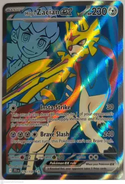 Pokemon TCG Pokemon Hop's Zacian ex - 176/159 - SV09: Journey Together (JTG) - Image 1