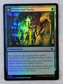 MTG Twists and Turns FOIL #217 The Lost Caverns of Ixalan Card U NM - Image 3