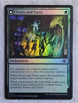 MTG Twists and Turns FOIL #217 The Lost Caverns of Ixalan Card U NM - Image 5