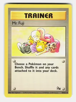 Mr. Fuji 58/62 Uncommon Fossil Unlimited Moderately Played - Image 1