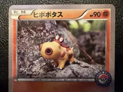 NM+ Hippopotas Pokemon Center Promo 2015 Japanese #159/XY-P Illus. Yuka Morii - Image 2