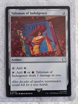 MTG Talisman of Indulgence #248 Universes Beyond: Fallout Magic Card U NM - Image 5