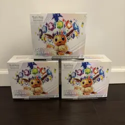 Lot of (3) Pokemon TCG Prismatic Evolutions Elite Trainer Boxes SEALED ETB - Image 1