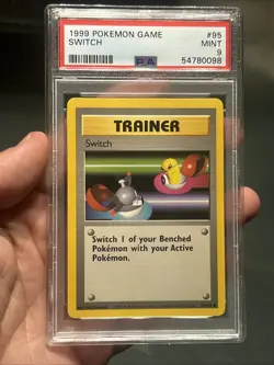 Pokemon TCG Switch 95/102 BASE SET 1999 PSA 9 - Image 1