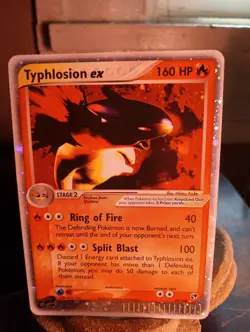 Typhlosion ex 99/100 Sandstorm Holo Ultra Rare English Stage 2 160HP - Image 1