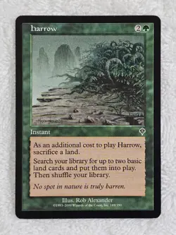 MTG Harrow - Invasion (INV) #189 Magic the Gathering Card Near Mint - Image 1