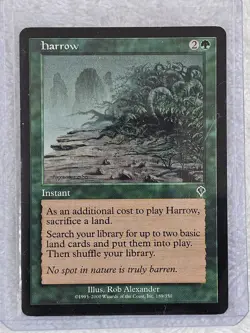 MTG Harrow - Invasion (INV) #189 Magic the Gathering Card Near Mint - Image 4