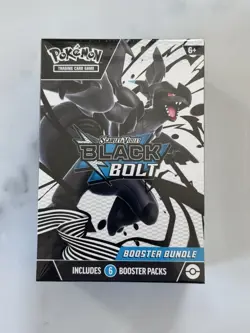 Pokemon TCG Scarlet Violet Black Bolt Booster Bundle 6 Packs Sealed New - Image 1