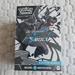 Pokemon TCG Scarlet & Violet Black Bolt Booster Bundle - 6 Packs! NEW! SEALED! - Image 1