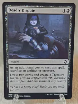 MTG Deadly Dispute - Adventures in the Forgotten Realms #94 Magic Card NM - Image 1