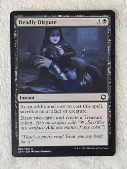 MTG Deadly Dispute - Adventures in the Forgotten Realms #94 Magic Card NM - Image 2