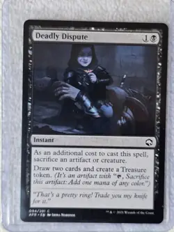 MTG Deadly Dispute - Adventures in the Forgotten Realms #94 Magic Card NM - Image 4