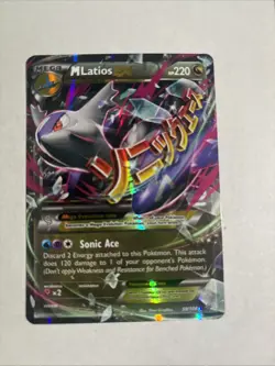 Pokemon M Latios EX 59/108 Roaring Skies Ultra Rare Full Art Holo Mega Sonic Ace - Image 1