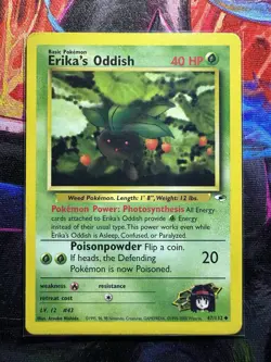 Pokemon TCG Erika's Oddish 47/132 Gym Challenge - Image 1