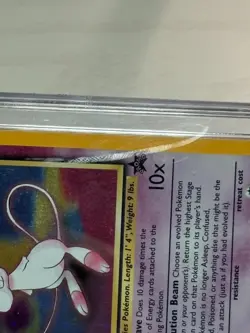 Mew CGC 10 Black Star Promo #9 Pokemon Holo 2000 Wizards of the Coast- Read Note - Image 4
