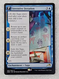 MTG Inventive Iteration #57 Kamigawa Neon Dynasty Magic Card Rare NM - Image 1