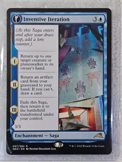 MTG Inventive Iteration #57 Kamigawa Neon Dynasty Magic Card Rare NM - Image 5