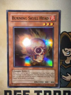 Burning Skull Head - WB01-EN003 - Super Rare - Unlimited- Yugioh VLP - Image 2