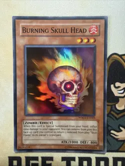 Burning Skull Head - WB01-EN003 - Super Rare - Unlimited- Yugioh VLP - Image 3