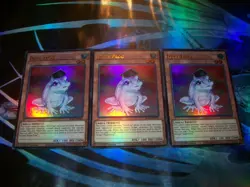 3x Dupe Frog 1st Edition Ultra Rare BLGG-EN055 Yu-Gi-Oh! - Image 1