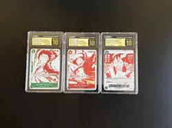 2025 Japanese One Piece 3rd Anniversary Treasure Campaign PRISTINE 10 LUFFY SET - Image 1