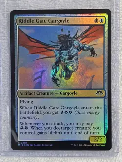 MTG Riddle Gate Gargoyle FOIL Modern Horizons 3 (MH3) #201 Magic Card NM - Image 5