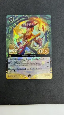 Lorcana Foil Woody - Jungle Guide Set Champs Top-8 Promo Wilds Unknown 54/P3 (3) - Image 2