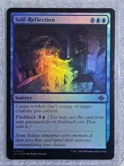 MTG Self-Reflection FOIL - The Lost Caverns of Ixalan #74 Magic Card Uncommon NM - Image 4