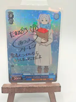 Weiss Schwarz Beyond Journey's End Winter Cloths Frieren Sp Silver Signature - Image 1