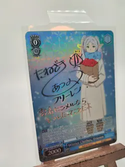 Weiss Schwarz Beyond Journey's End Winter Cloths Frieren Sp Silver Signature - Image 2