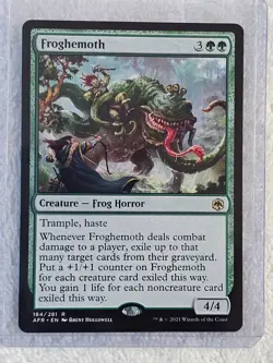MTG Froghemoth #184 Adventures in the Forgotten Realms Card Rare NM - Image 4