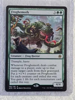 MTG Froghemoth #184 Adventures in the Forgotten Realms Card Rare NM - Image 5