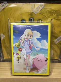 Pokemon Lillie Premium Tournament Collection Card Sleeves Sealed - Image 1
