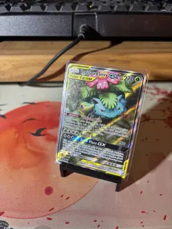 Venusaur & Snivy GX TAG TEAM Full Art Holo SM229 Pokemon TCG Card - Image 1