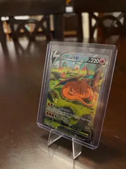 Charizard V SWSH260 Black Star Promo Full Art 2022 Pokemon Card - Image 1