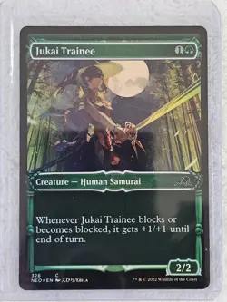 MTG Jukai Trainee (Showcase FOIL) #326 Kamigawa Neon Dynasty Magic Card NM - Image 5