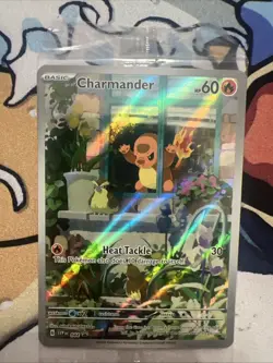 Pokemon TCG Obsidian Flames Charmander #044 SVP Black Star Promo Card, Clean - Image 1
