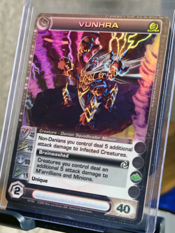 1st Edition FOIL Super Rare Vunhra 24/100 Chaotic Card 40/50/80/15/40 CCG TCG - Image 2