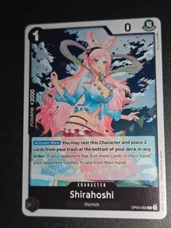 OP05-082 Shirahoshi : Rare Special Foil English One Piece TCG Card : PRB01: One - Image 1