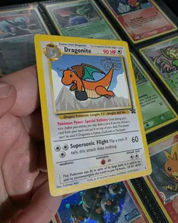 Dragonite Promo Black Star 5 Vintage WOTC Pokemon Card - Image 3