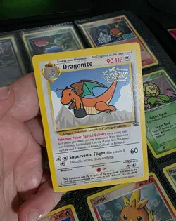 Dragonite Promo Black Star 5 Vintage WOTC Pokemon Card - Image 4