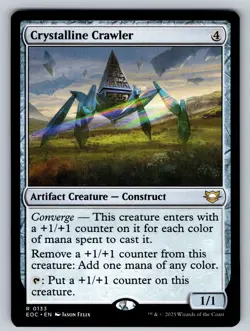 MTG Crystalline Crawler R Commander: Edge of Eternities 133 NM - Image 1