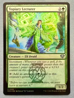 Topiary Lecturer *FOIL* - NM - MTG Secrets of Strixhaven SOS #165 Uncommon - Image 1