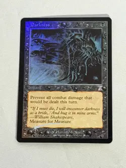 MTG FOIL Darkness Timeshifted Magic the Gathering - Image 1