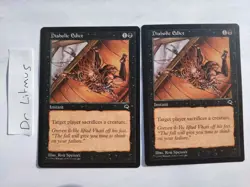 2x Diabolic Edict Tempest MTG Great Condition - Image 1