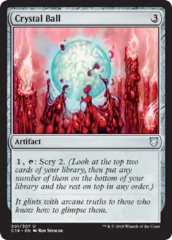 4x Crystal Ball NM-Mint, English Commander 2018 MTG Magic - Image 1