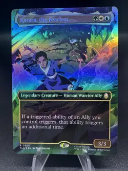Katara, the Fearless (Borderless) #305 (Foil) NM Avatar: The Last Airbender - Image 1